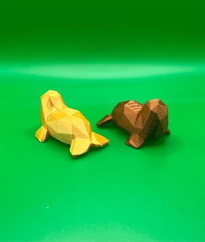 Low poly seal __ Foca Lowpoly
