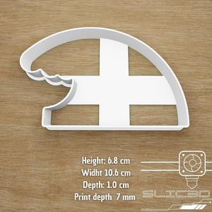 WAVE COOKIE CUTTER, SUMMER COOKIE CUTTER, BEACH COOKIE CUTTER