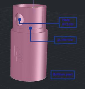 Portable ashtray V3