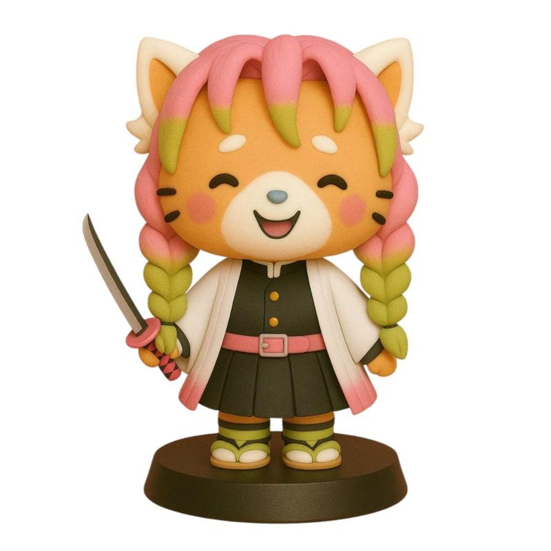 demon slayer kimetsu no yaiba hello kitty retsuko mitsuri kanroji