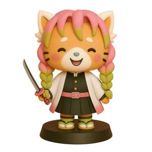 demon slayer kimetsu no yaiba hello kitty retsuko mitsuri kanroji