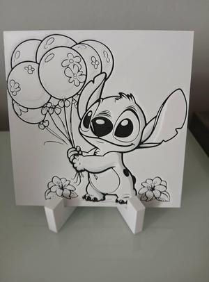 Hueforge Stitch holds AMS-free balloons