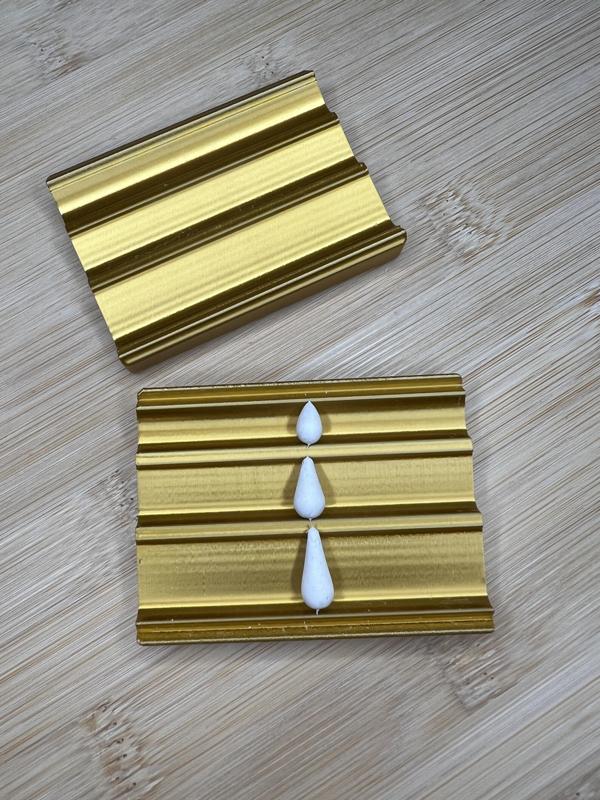 3D MODEL OF 3 Drops BEAD ROLLER 9MM, 12MM and 15MM FOR POLYMER CLAY.