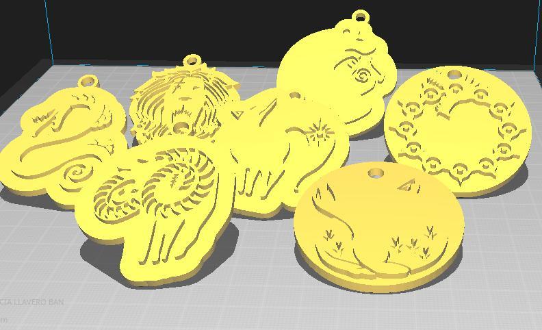 7 Nanatzu No Taizai Keychains