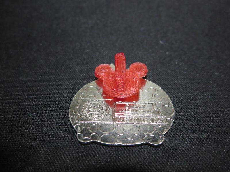 Disney Pin Trading Mickey Head Pin Back