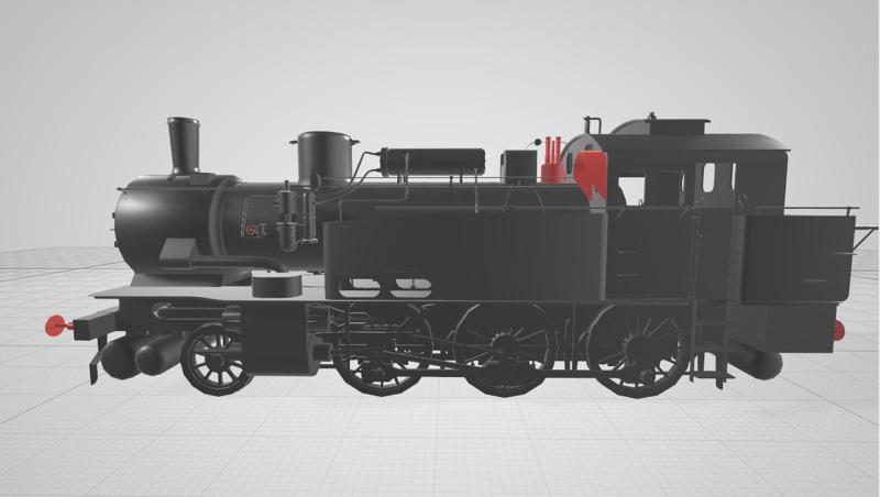 Steam locomotive T 12 Prussian