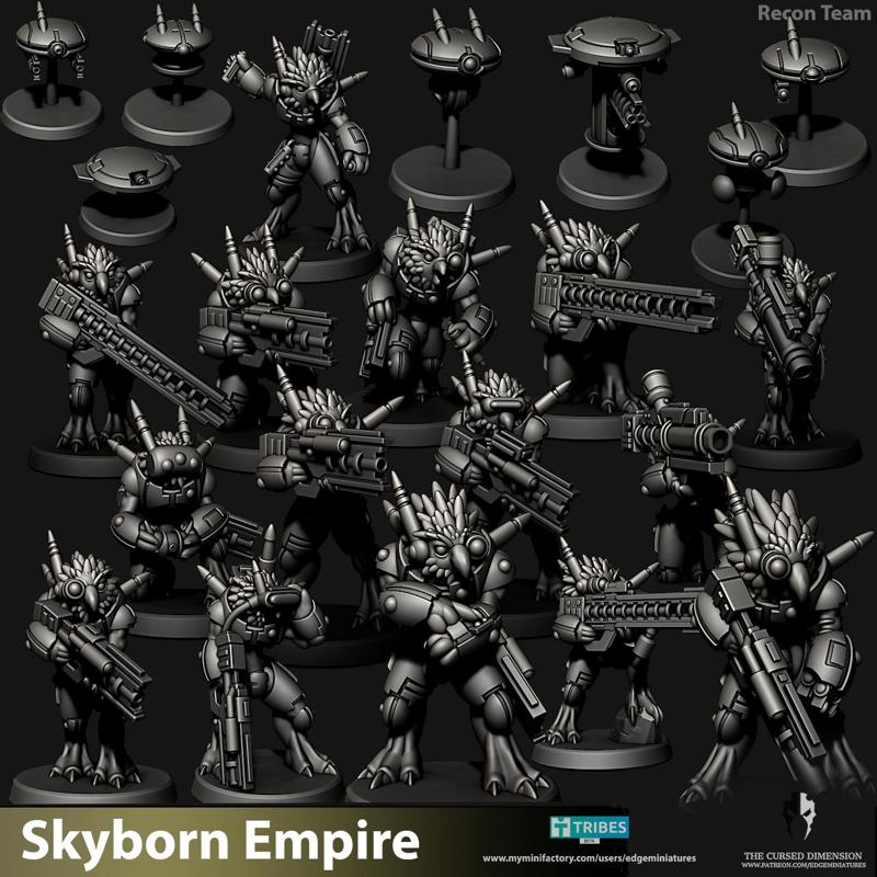 Recon Team - Skyborn Empire - 28mm