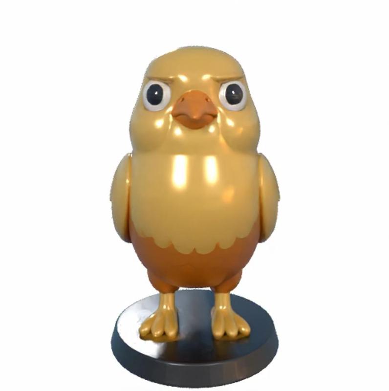 Confused Egg-Bird - Standing Tall Edition