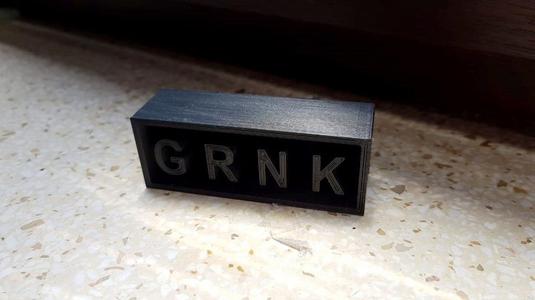 Gronkh Badge - GRNK Logo