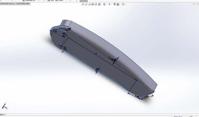 Porsche 924 Side skirt cap