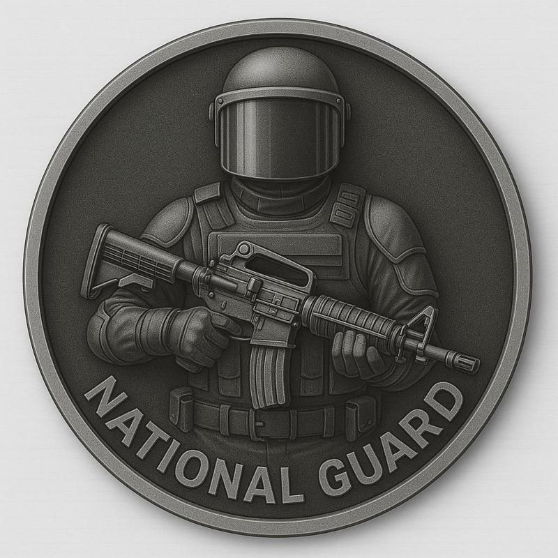 national guard FAFO F.A.F.O Coin token (double sided)