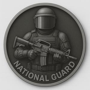national guard FAFO F.A.F.O Coin token (double sided)