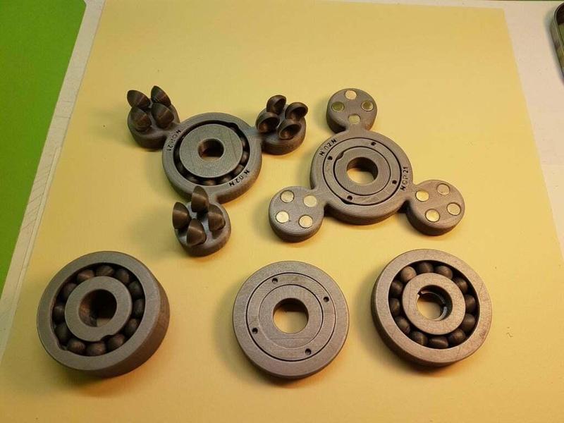 Ball bearing - spinner - ball bearing assembly