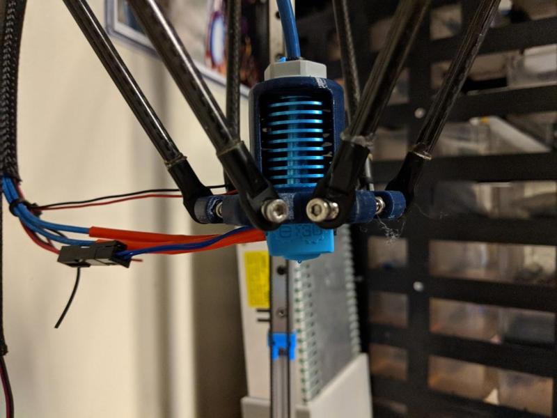 Angel End Effector (Kossel Mini E3D 10 mm Threaded Mount)