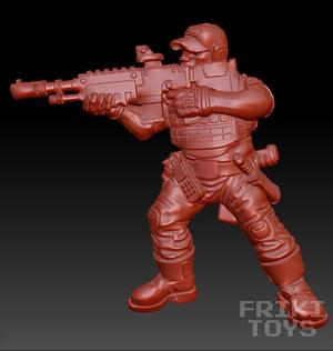 Relief Design of Stormtrooper 02 - FrikiToys