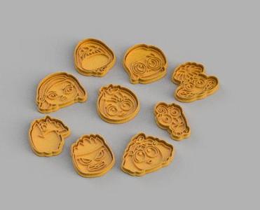 Inside Out Cookie Cutter x 10