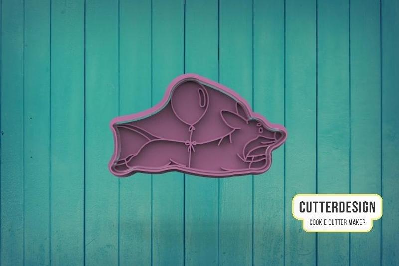 Flying Dachshund Cookie Cutter