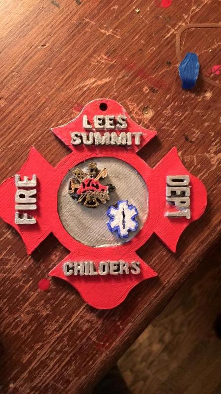 Fire/Ems Customizable Plaque