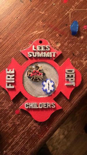 Fire/Ems Customizable Plaque
