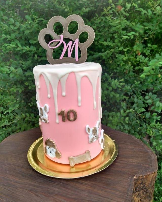 TOPPERS,CAKE,FOOTPRINT,M , INITIAL,BIRTHDAY-