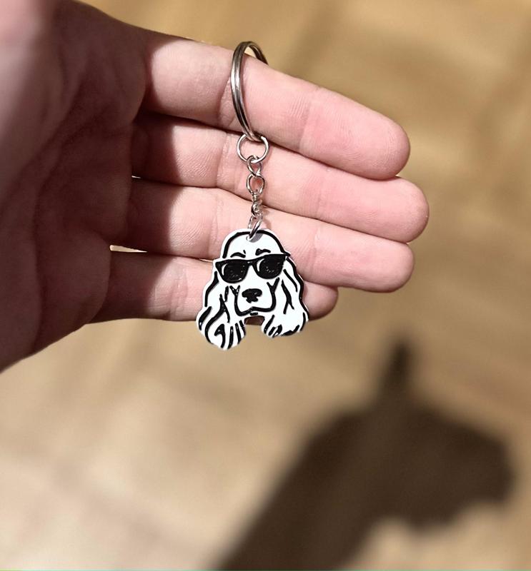 Cool cocker keychain