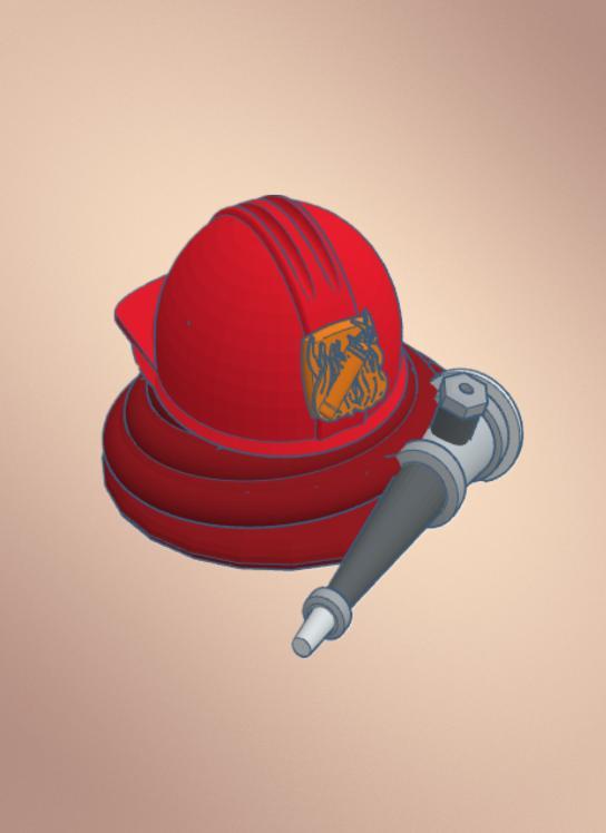 Firefighter Keychain