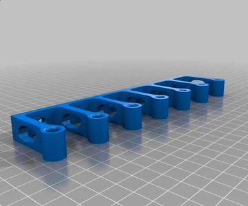 Graduated wall tool holder (holds 6)