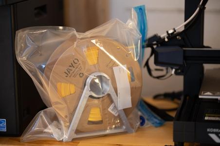 Filament holder for vacuum bag / Filamenthalter für Vacuumbeutel