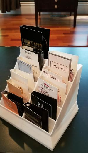 Perfume Sample Rack