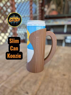 Wood Slim Can Koozie