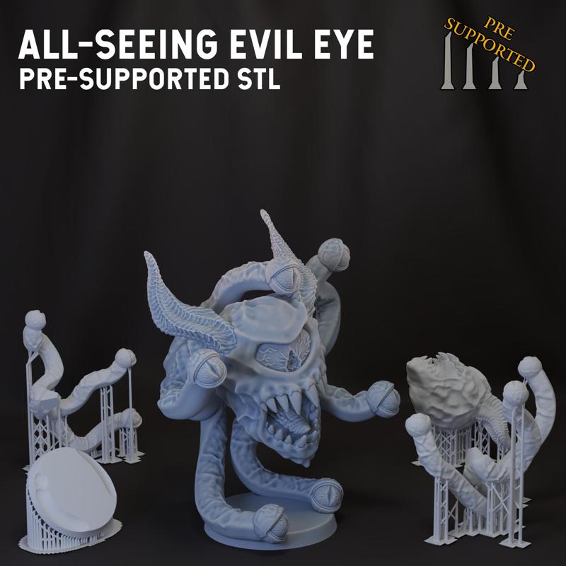 All-Seeing Evil Eye - Pre-Supported Beholder