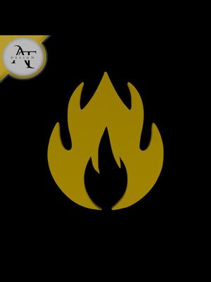 Simple Flame Symbol - 2D Art