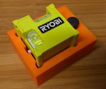 Ryobi cube (laser level) holder
