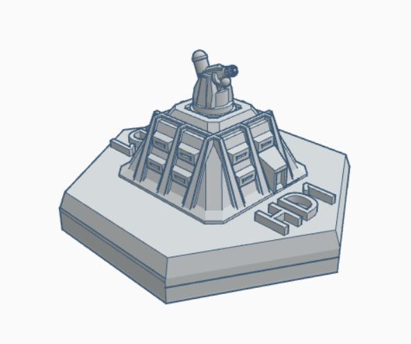 Anti-Air Emplacement hex map scale HMSMil024