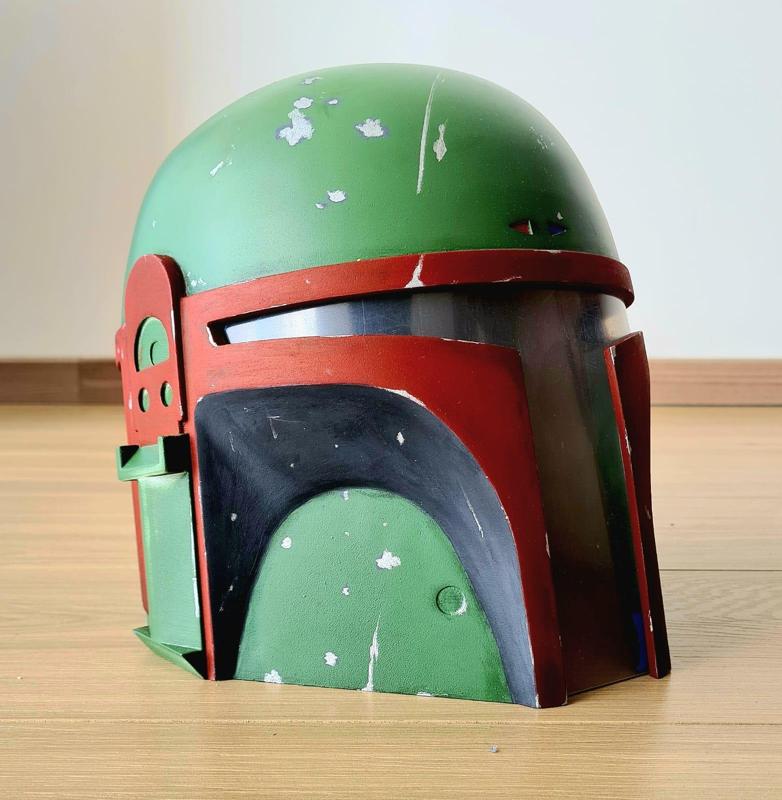 Helmet Boba Fett Full Armor Mandalorian Woman Cosplay