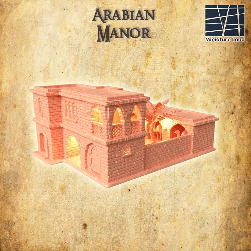 Arabian Manor - Tabletop Terrain - 28 MM