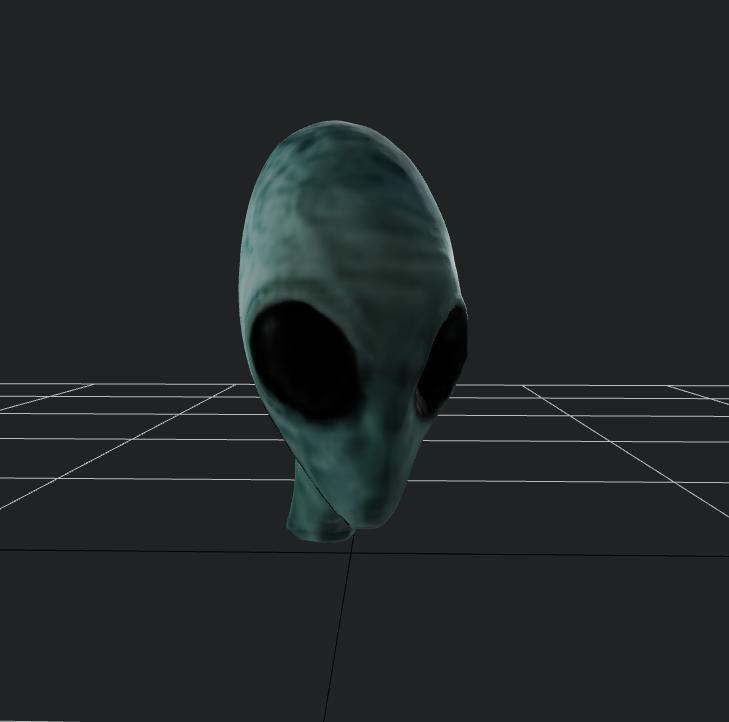 2 Aliens Head - Two versions