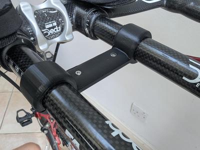 Aerobar cross bar for Garmin Edge