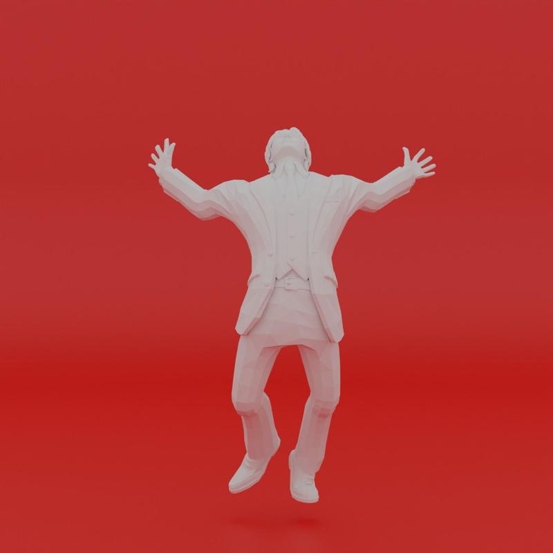 Character Pose Toy Man Miniature Figure 119