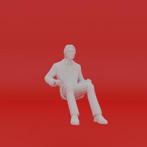 Character Pose Toy Man Miniature Figure 172