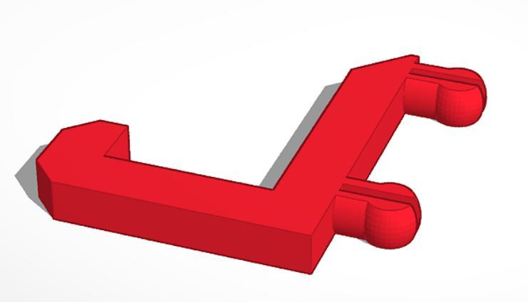 peg board hook 1" space