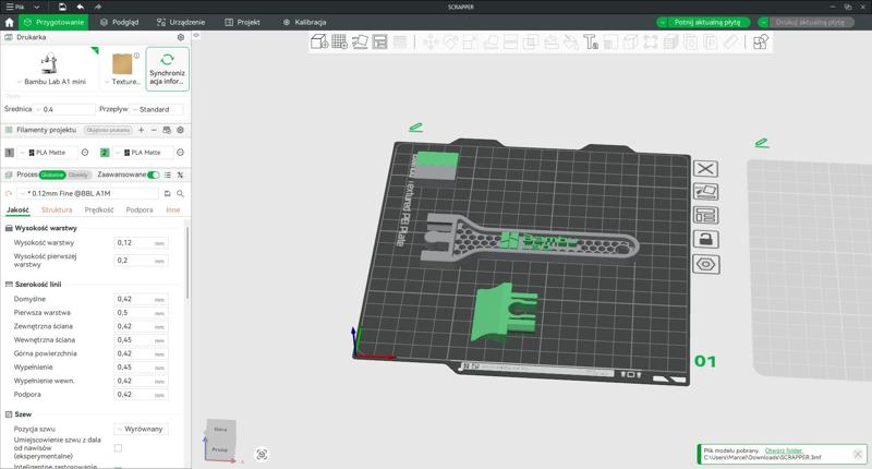 Interchangeable Blade Scraper - Bambu Lab