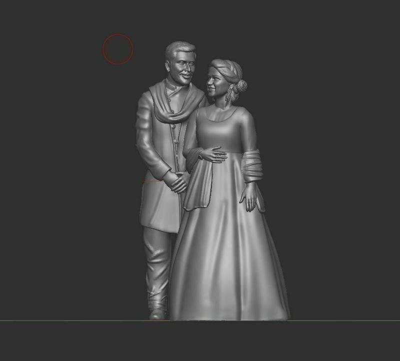 couple miniature