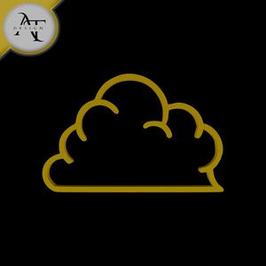 Simple Cloud Symbol - 2D Art