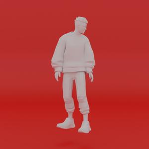 Character Pose Toy Man Miniature Figure 091