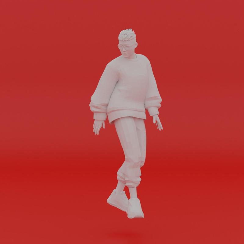 Character Pose Toy Man Miniature Figure 035