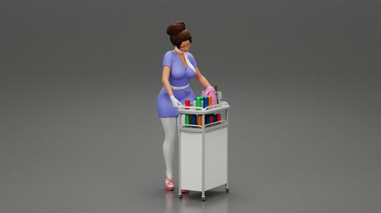 flight attendant serving drinks to passengers on board