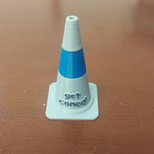 get coned