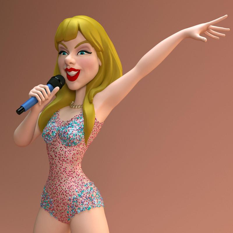 Taylor Swift cartoon