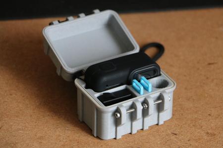 GoPro 8 with Silicone Case - Rugged Case (Remix)